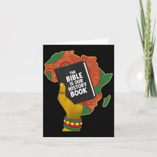 Bibel ist Geschichtsbuch afrikanisches Erbe christ Karte