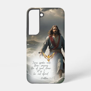 Bibel Jesus Sturm Wasser Gold Taube Neues Testamen Samsung Galaxy Hülle