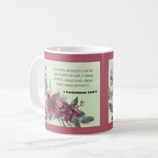 Bibel Kaffeetasse (Vorderseite Links)