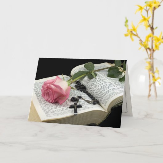 Bibel Karte (Gelbe Blume)