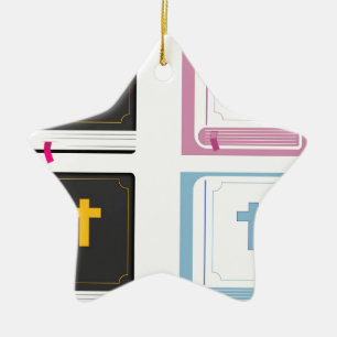 Bibel Keramik Ornament