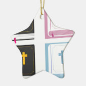 Bibel Keramik Ornament (Links)