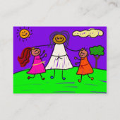 Bibel-KinderVisitenkarten Visitenkarte (Rückseite)