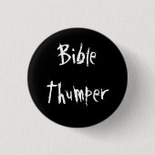 Bibel-Klopfer Button (Vorderseite)