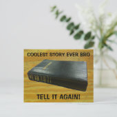 Bibel, kühle Story Bro Postkarte (Stehend Vorderseite)