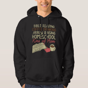 Bibel-Lesekaffee-Trinken-Pfeil-Heben-Zuhause Hoodie
