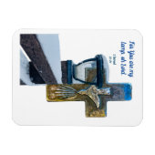 Bibel MAGNET Sie sind meine Lampe Oh Herr mit Kreu (Horizontal)