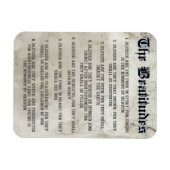 Bibel Matthew 5 Beatitudes Sermon auf dem Berg Magnet (Horizontal)