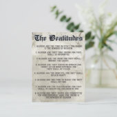 Bibel Matthew 5 Beatitudes Sermon auf dem Berg Postkarte (Stehend Vorderseite)