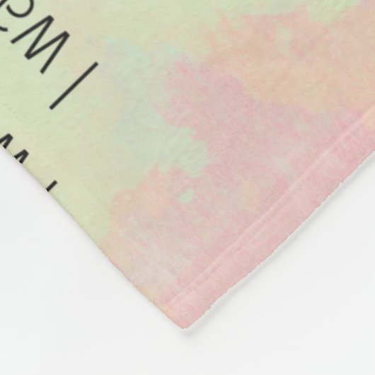 Bibel mit Blütenflocken Fleecedecke (Ecke)