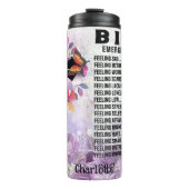 Bibel: Notennummern, Glaube, Kreuz Thermosbecher (Vorderseite)