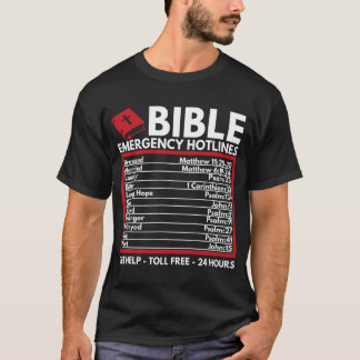 Bibel-Notrufnummern - Christliche Bibel & T-Shirt