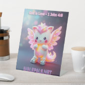 Bibel Pals #1 - Nini - Gott ist Liebe 1 John 4:8 Sockelschild (In SItu)