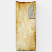 Bibel-Pergament-Raum-Kirche Banner (Vertikal)