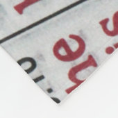 BIBEL-PHRASE FLEECEDECKE (Ecke)