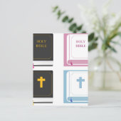 Bibel Postkarte (Stehend Vorderseite)