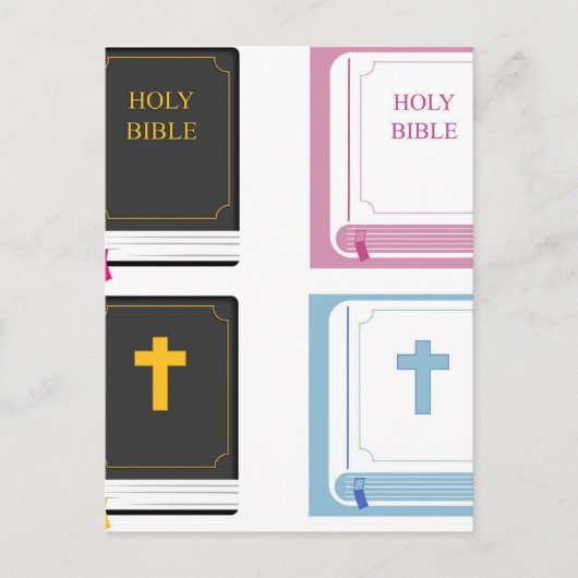 Bibel Postkarte (Vorderseite)