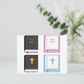 Bibel Postkarte (Stehend Vorderseite)
