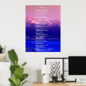 Bibel, Psalm19 Poster (Heimbüro)