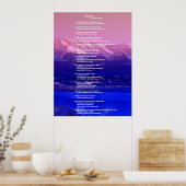 Bibel, Psalm19 Poster (Küche)