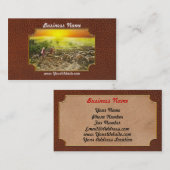 Bibel - Psalm 23 - Mein Becher läuft über 1920 Visitenkarte (Vorne/Hinten)