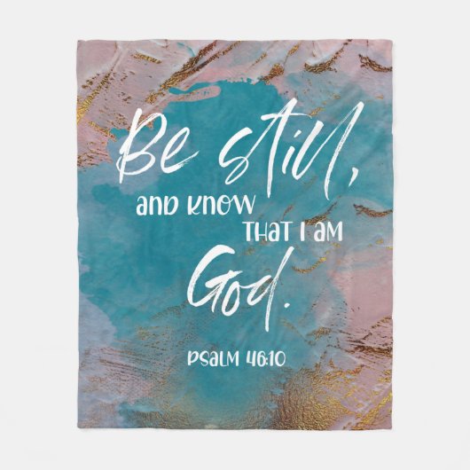 Bibel-Psalm-Fleecedecke Fleecedecke (Vorderseite)