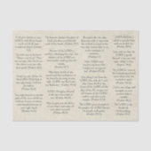 Bibel Psalm Verses über antikes Papier für Zeitsch (Vorderseite)