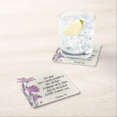 Bibel Rechteckiger Pappuntersetzer (Vor Ort)