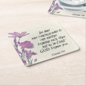 Bibel Rechteckiger Pappuntersetzer (angewinkelt)