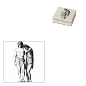 Bibel Religiöse Kunst Adam und Eve Illustration Gummistempel (Stempel)