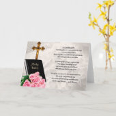 Bibel & Roses Goddaughter Poem Greeting Card Karte (Gelbe Blume)