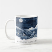 Bibel-Schrift-Berg Romans 12:10 Tasse (Links)