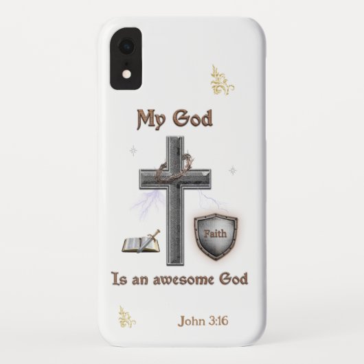 Bibel Schrift Case-Mate iPhone Hülle (Rückseite)