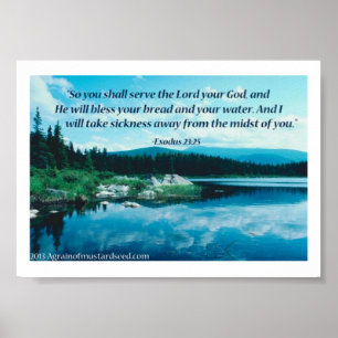 Bibel-Schrift-Gebete Poster