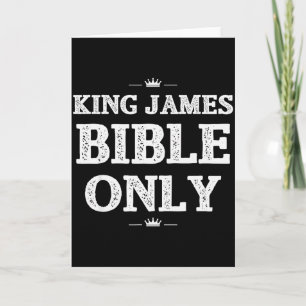 Bibel-Schrift-Verse King James Bibel Christlich  Karte