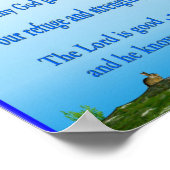 Bibel-Schriftsplakat Poster (Ecke)
