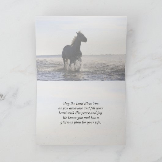 Bibel sei stark und mutiger Abschluss Karte (Innenseite)