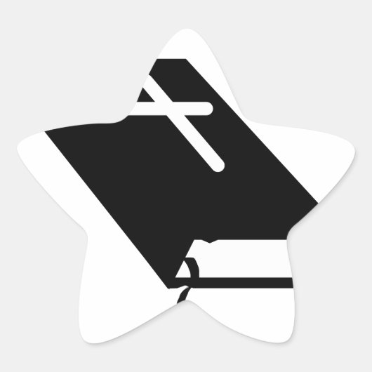 Bibel Stern-Aufkleber (Vorderseite)