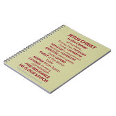 Bibel-Studien-Bibel-Zitate Notizblock (Linke Seite)