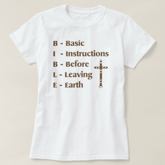 Bibel T-Shirt (Design vorne)