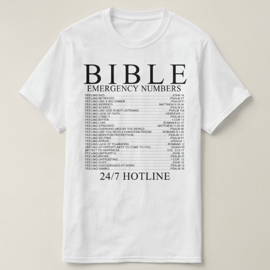 Bibel T-Shirt (Design vorne)