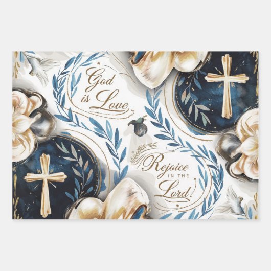 Bibel & Taube: Der Glaube in Aktion Geschenkpapier Set (Vorderseite 3)