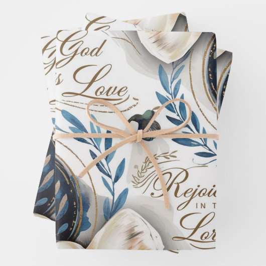 Bibel & Taube: Der Glaube in Aktion Geschenkpapier Set (Beispiel)