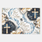 Bibel & Taube: Der Glaube in Aktion Geschenkpapier Set (Vorderseite)