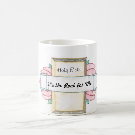 Bibel-und Blumen-Tasse Kaffeetasse (Mittel)