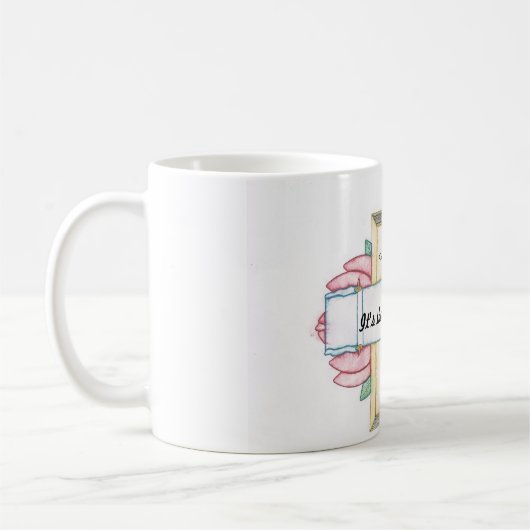Bibel-und Blumen-Tasse Kaffeetasse (Links)