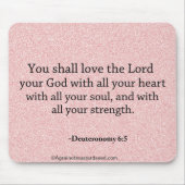 Bibel verrät Gottes Wort Mousepad (Vorne)