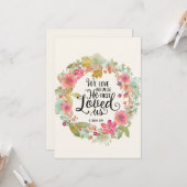 Bibel Vers 1 John 4:19 - Flachbildschirm Karte (Vorderseite/Rückseite Beispiel)