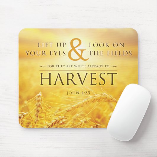 Bibel-Vers 4:35 der Ernte Mousepad - Johns (Mit Mouse)