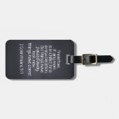 Bibel-Vers 5:17 mit 2 Korinthern Gepäckanhänger (Vorderseite horizontal)